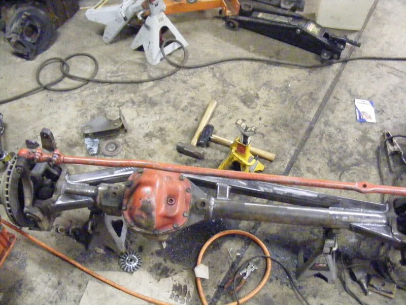 Built 1/2 ton axles. Lockers, 4.88s, trussed, etc. Pirate 4x4